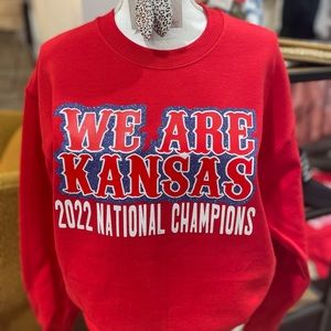 Marzen Lane / KU Jayhawks National Champions Crewneck